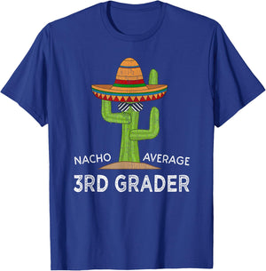 Fun Third Grader Back To School | Funny 3rd Grade Student T-Shirt - T-Shirt | Royal