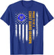 Vintage USA American Flag Proud To Be A Coast Guard Grandpa Men T-Shirt - T-Shirt | Royal