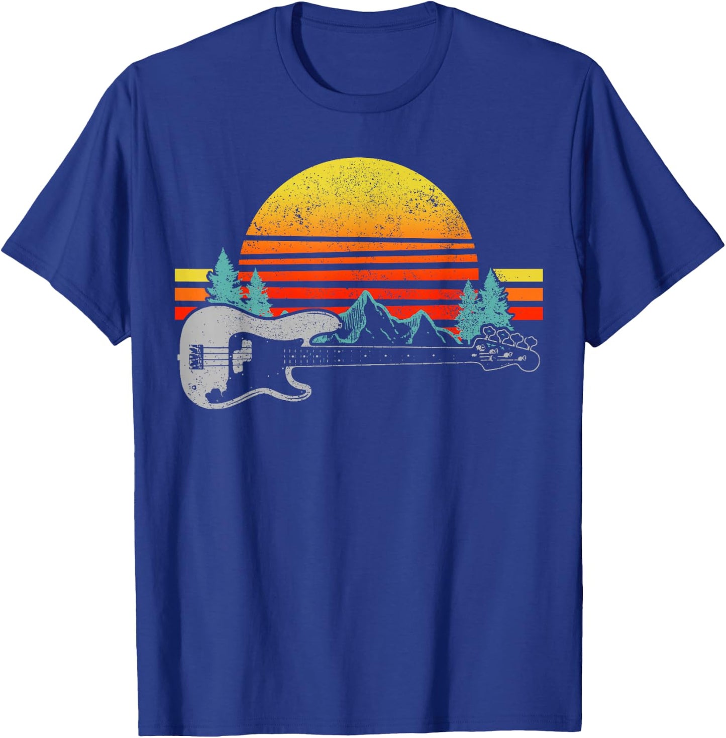 Bass Bassist Bass Guitar Musician Funny Gift T-Shirt - T-Shirt | Royal