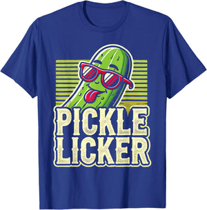 Pickle Licker Humorous Pickle Themed Apparel T-Shirt - T-Shirt | Royal