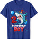 Kids Shark 2nd Birthday Boy T-Shirt - T-Shirt | Royal