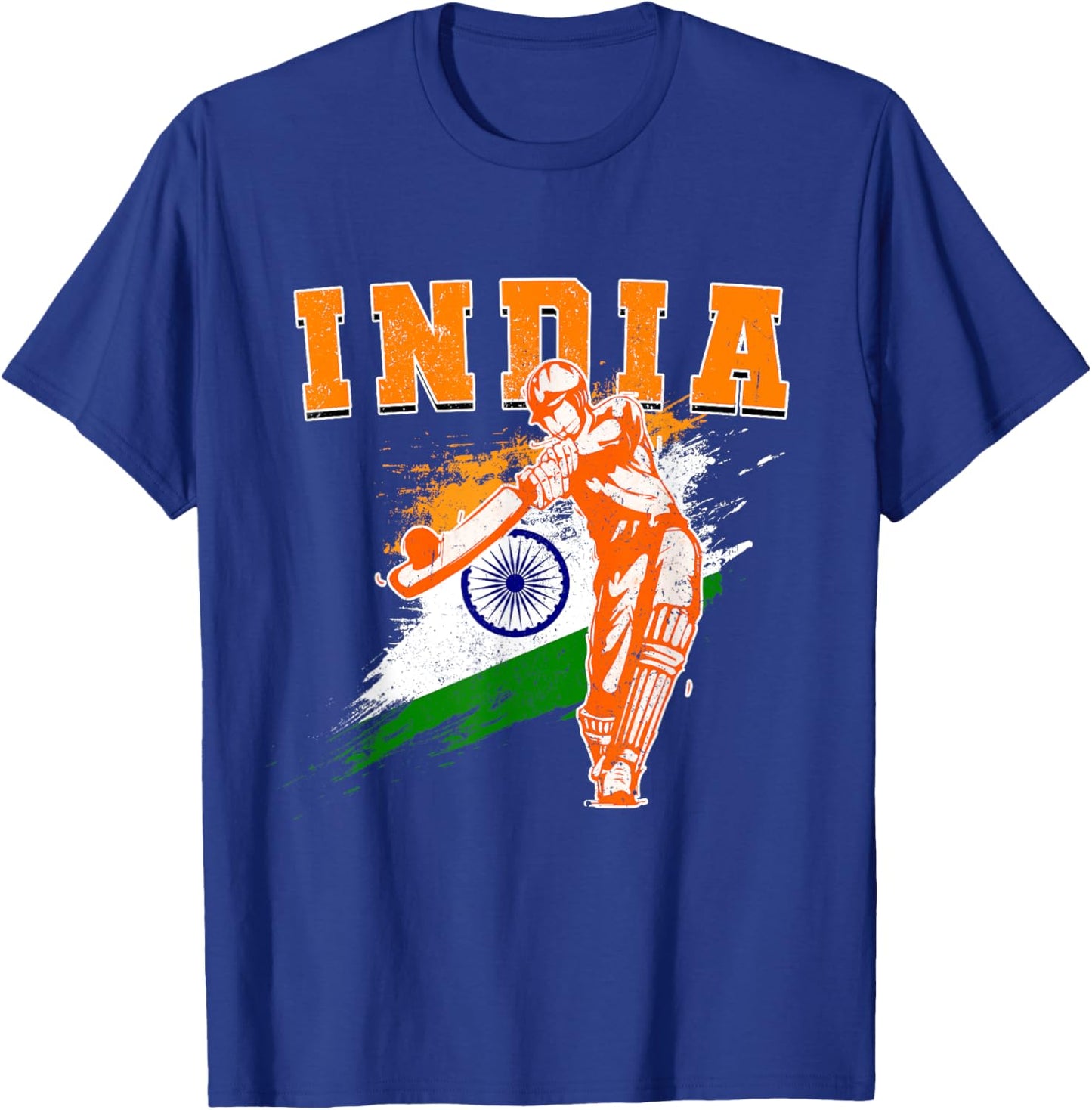 India Cricket Supporters Jersey | Bharath Cricket Fans T-Shirt - T-Shirt | Royal