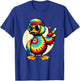 Peace Sign Tie Dye Duck T-Shirt - T-Shirt | Royal