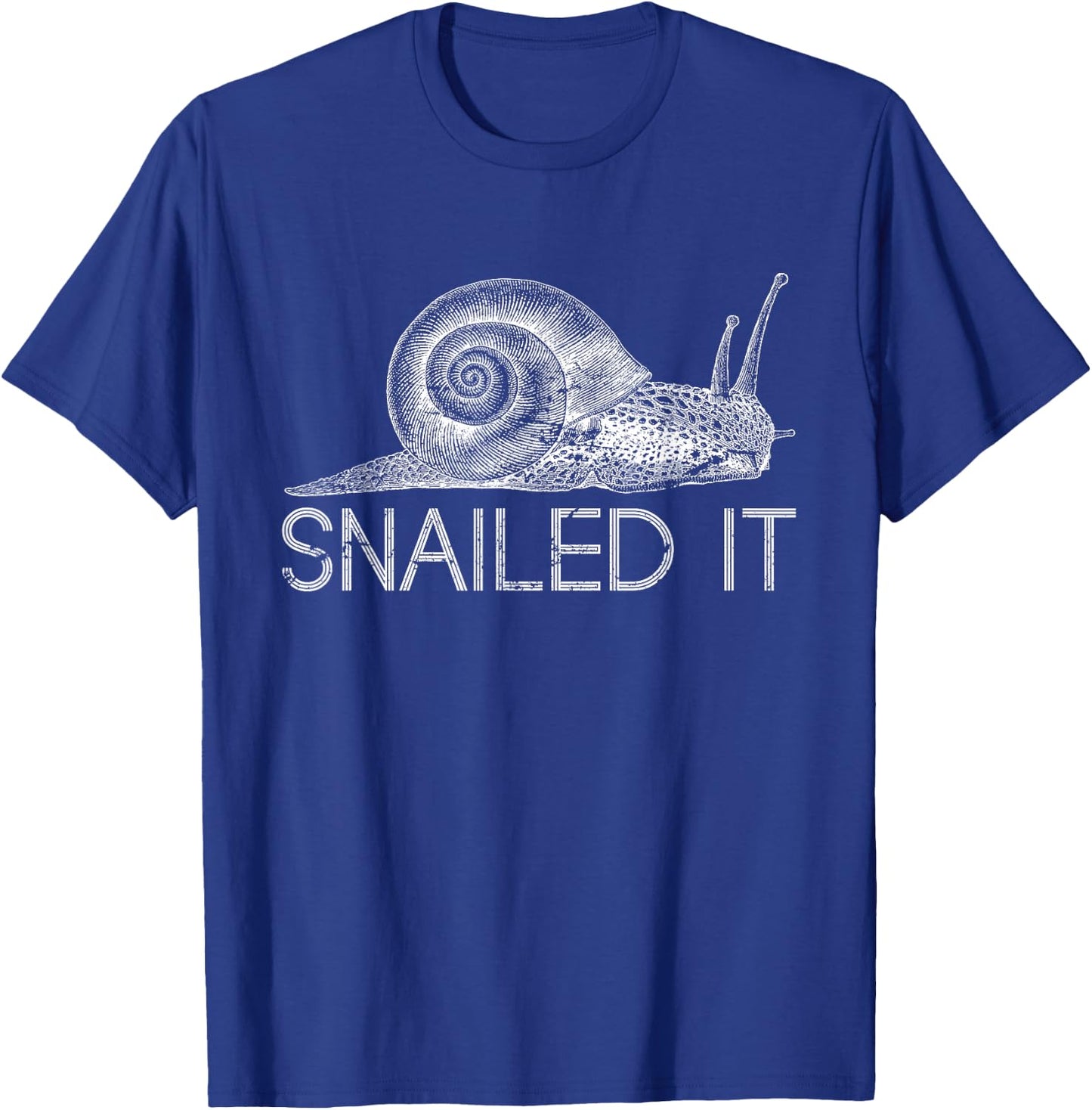 Snailed It Snail T-Shirt - T-Shirt | Royal