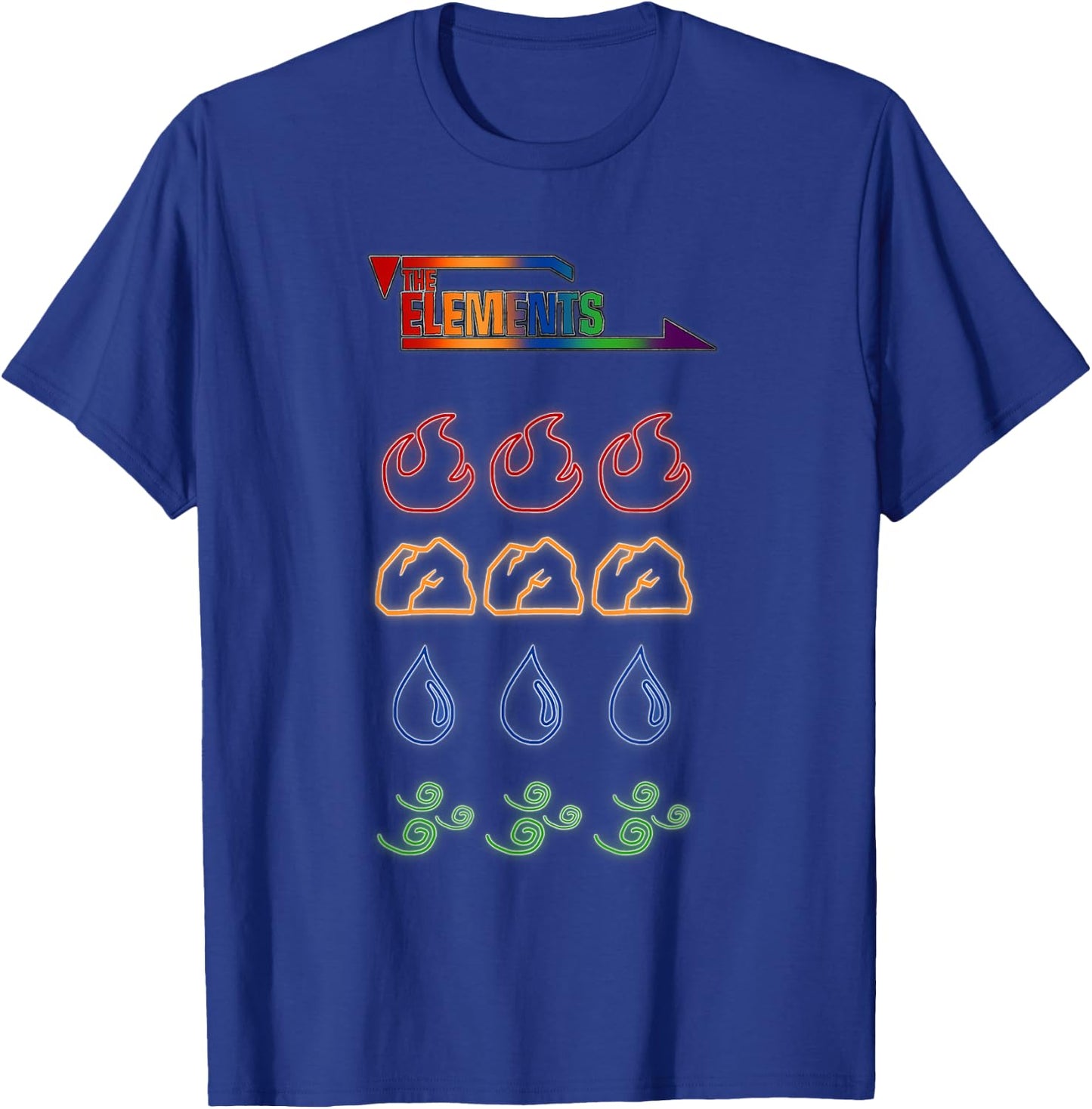 The Elements Graphic T T-Shirt - T-Shirt | Royal