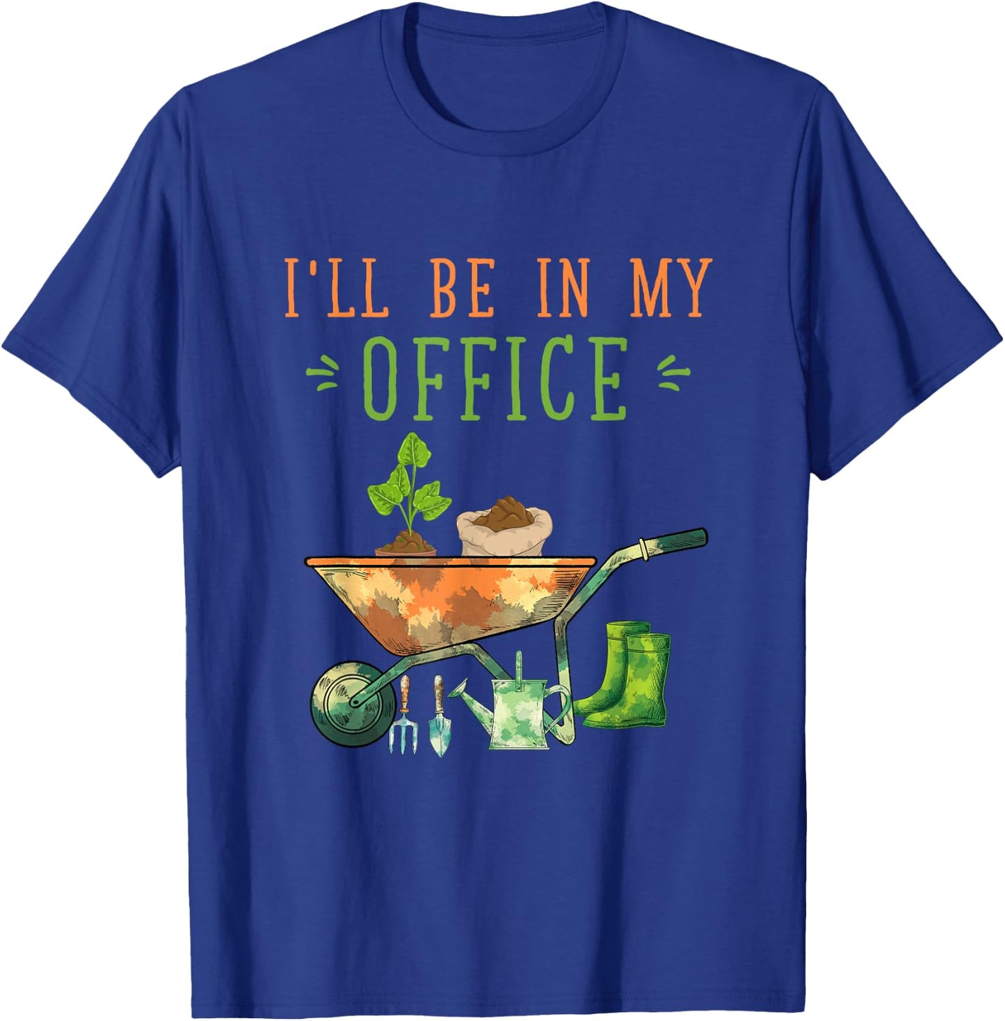 Nature Horticulture Lover Gardener Gift Funny Gardening T-Shirt - T-Shirt | Royal