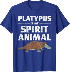 Platypus Is My Spirit Animal Platypus T-Shirt - T-Shirt | Royal