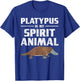 Platypus Is My Spirit Animal Platypus T-Shirt - T-Shirt | Royal