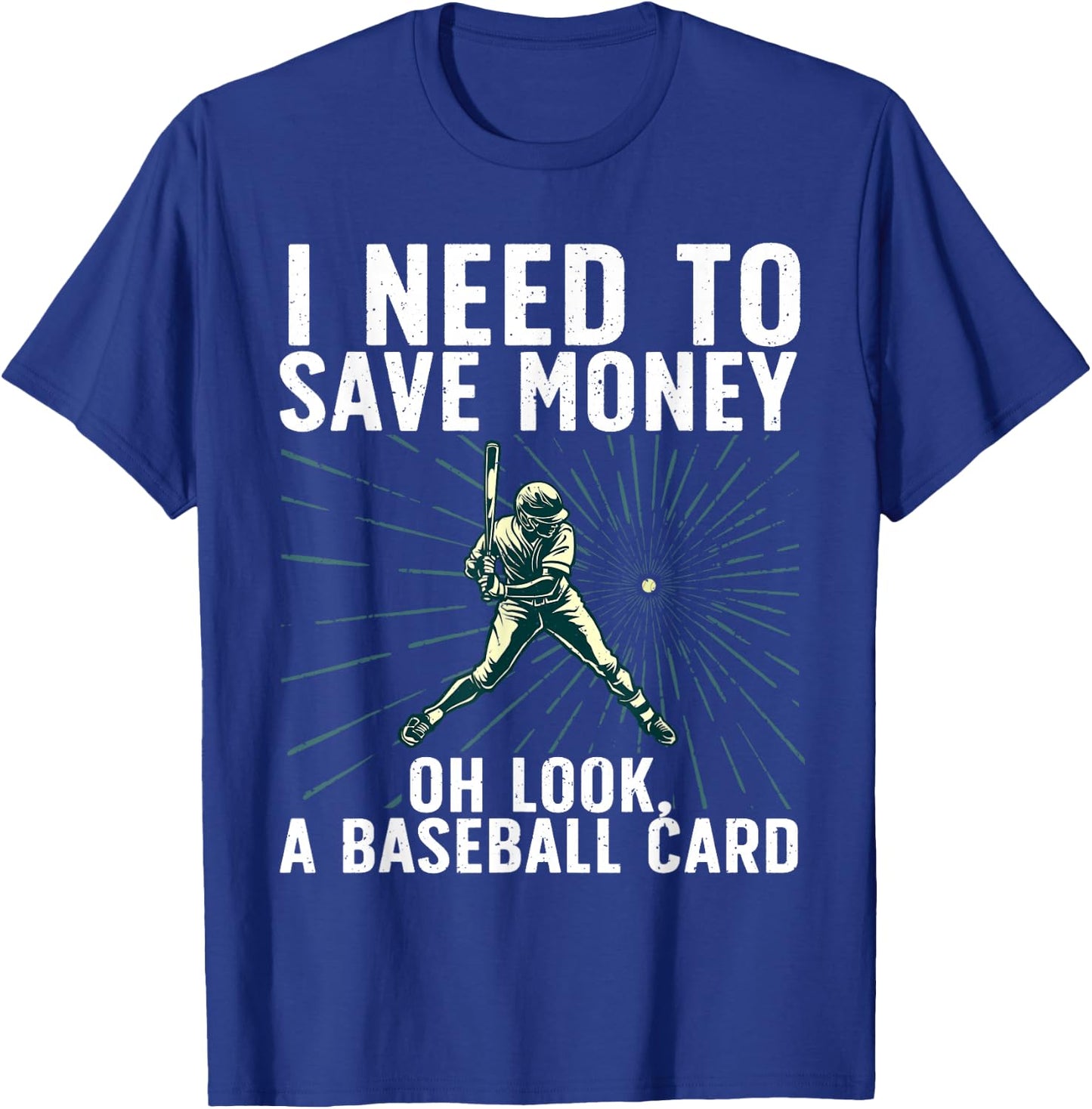 Cool Baseball Card Women Baseball Card Collecting T-Shirt - T-Shirt | Royal