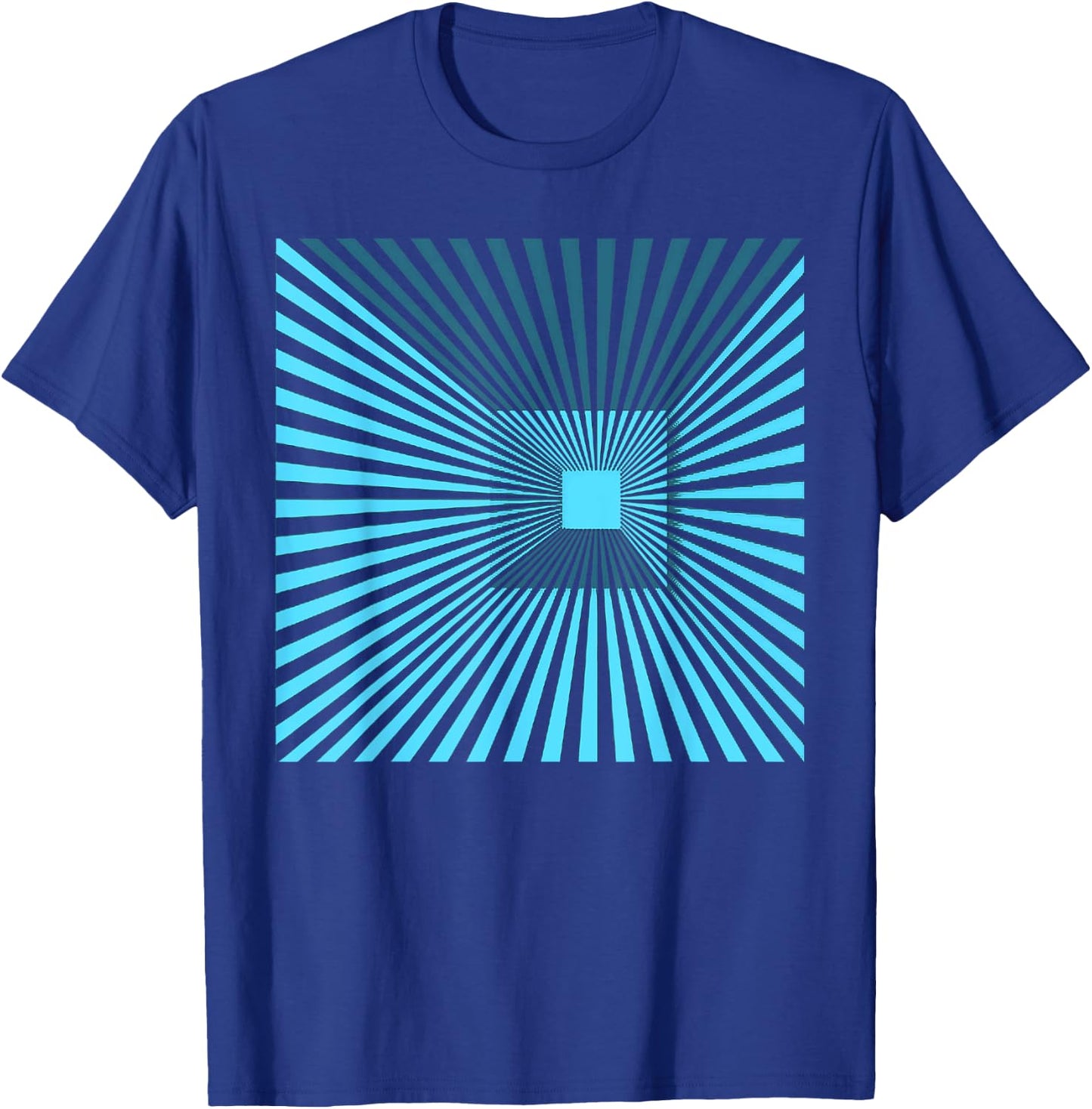 Graphic optical illusion T-Shirt - T-Shirt | Royal