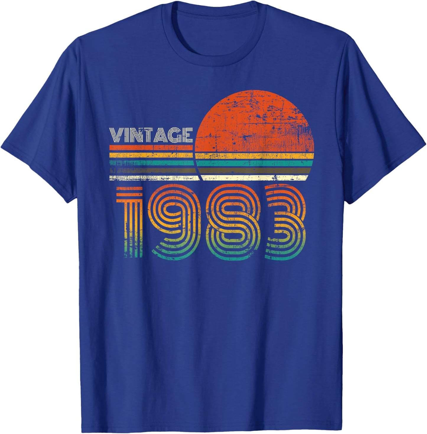 Made in 1983 38th Birthday Gifts 38 Quarantine Birthday Gift T-Shirt - T-Shirt | Royal