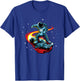 Astronaut Shirt Skating In Space Astronauts Comet Riding T-Shirt - T-Shirt | Royal