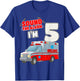 5th Birthday Medical Ambulance EMT 5 Years Old EMS Paramedic T-Shirt - T-Shirt | Royal