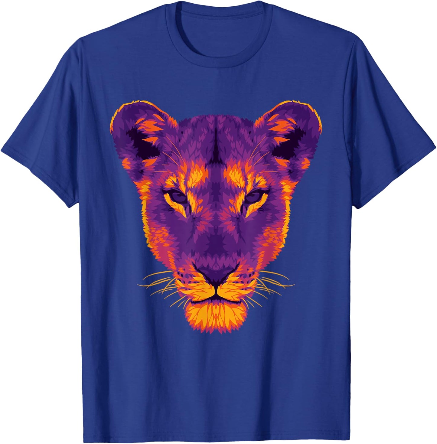 The Dark Lioness Beautiful Animal and Nature Art T-Shirt - T-Shirt | Royal