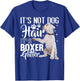 Not Dog Hair it's Glitter - White Boxer Dog Women Girls Kids T-Shirt - T-Shirt | Royal