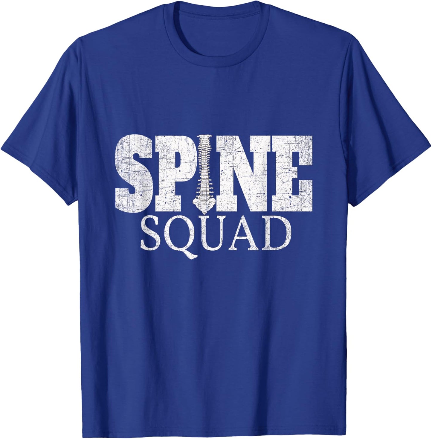 Spine Squad Chiropractor & Orthopedist Funny T-Shirt - T-Shirt | Royal