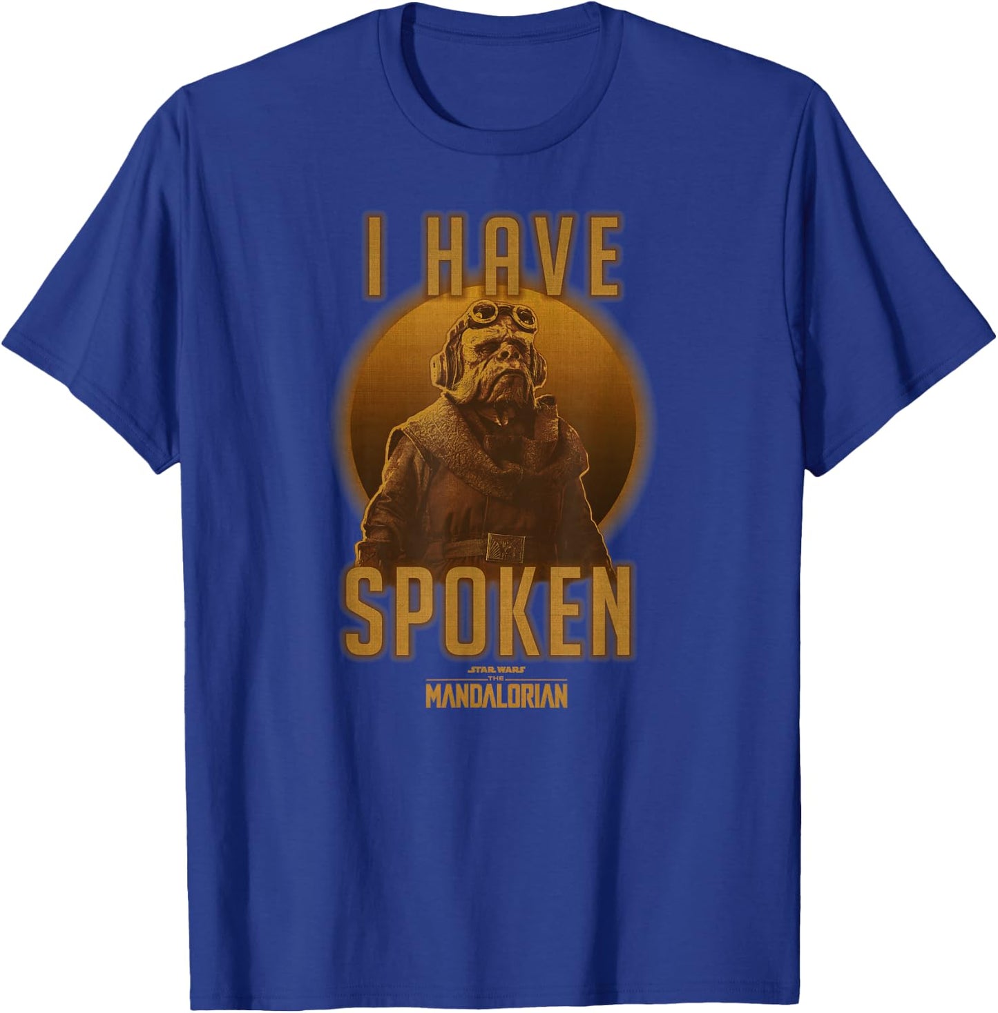 Star Wars The Mandalorian Kuiil I Have Spoken Circle T-Shirt - T-Shirt | Royal