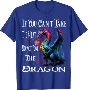 Flying Mythical Creature Cool Dragon Flame-Spewing Dragon T-Shirt - T-Shirt | Royal