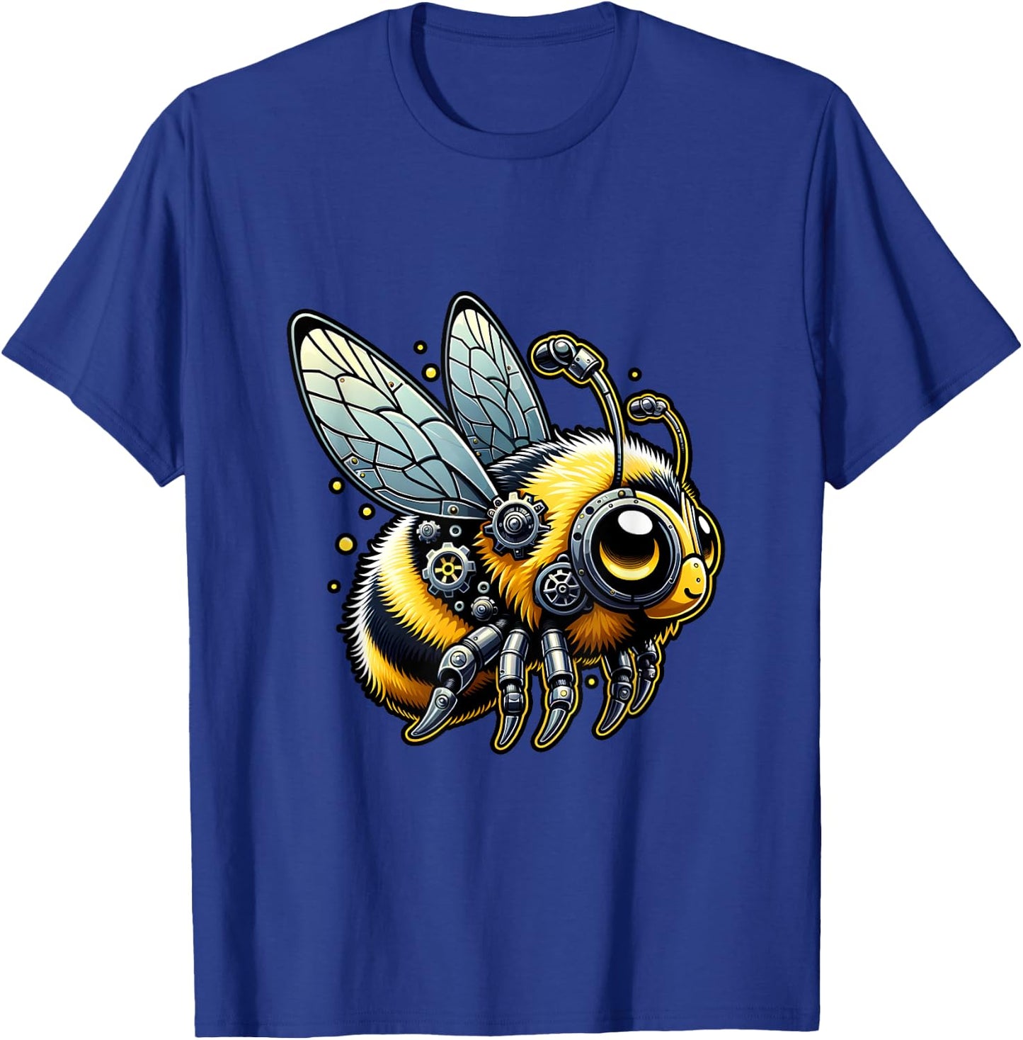 Bee Robots Robotics Engineering Technology Programmer T-Shirt - T-Shirt | Royal