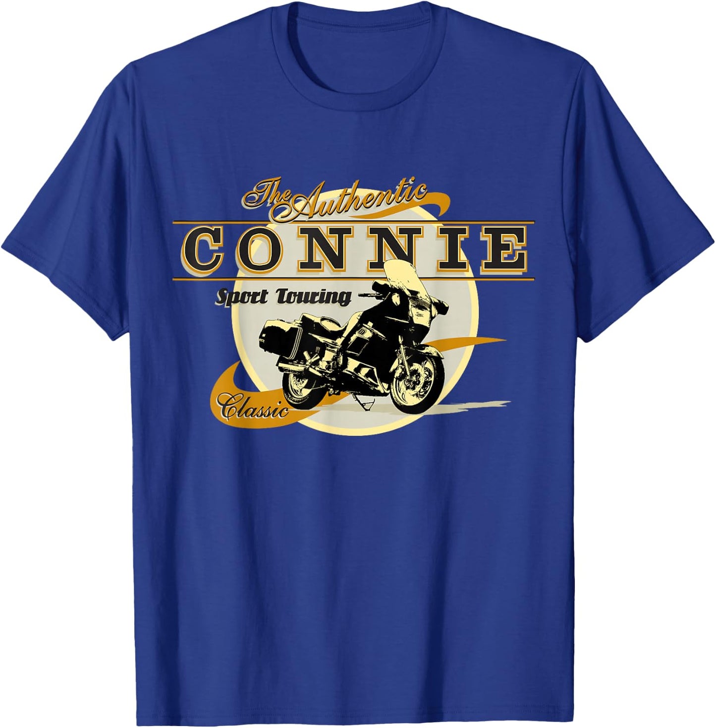 Concours Authentic Connie Motorcycle Design T-Shirt - T-Shirt | Royal