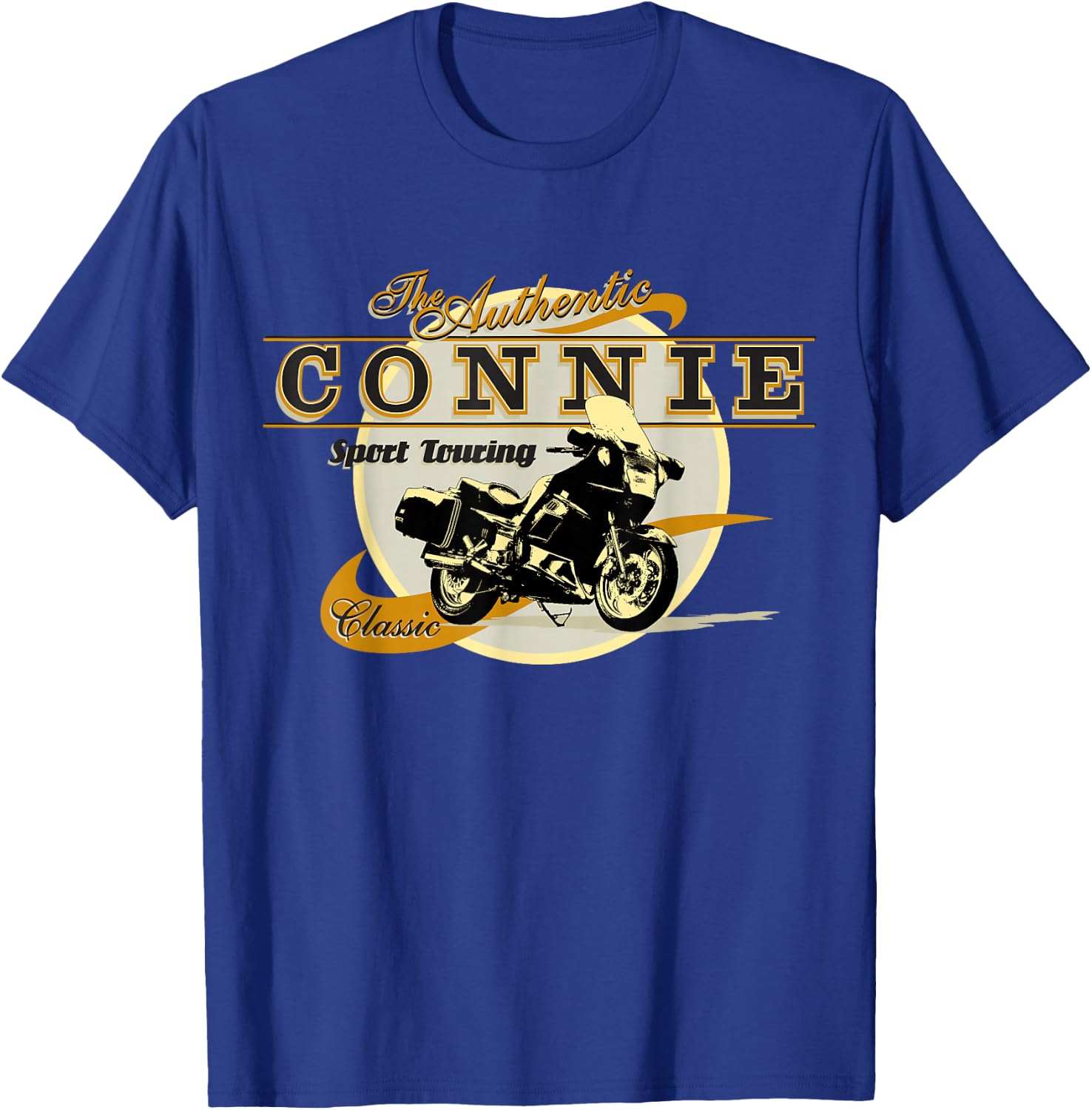 Concours Authentic Connie Motorcycle Design T-Shirt - T-Shirt | Royal