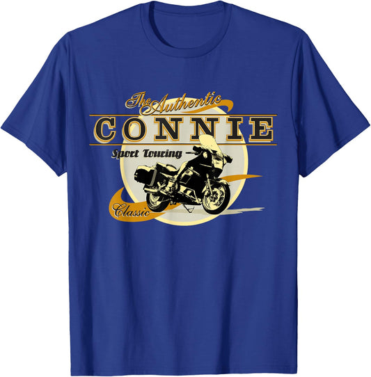 Concours Authentic Connie Motorcycle Design T-Shirt - T-Shirt | Royal