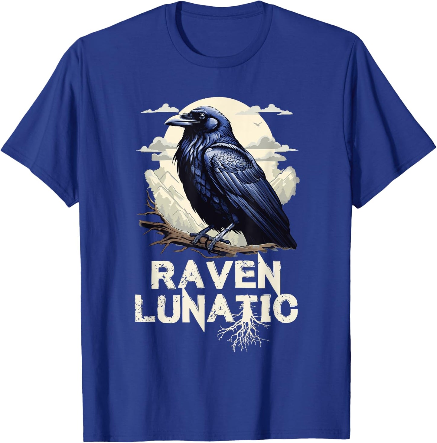 Moon Raven Lunatic Mythical Black Raven Costume Bird lover T-Shirt - T-Shirt | Royal