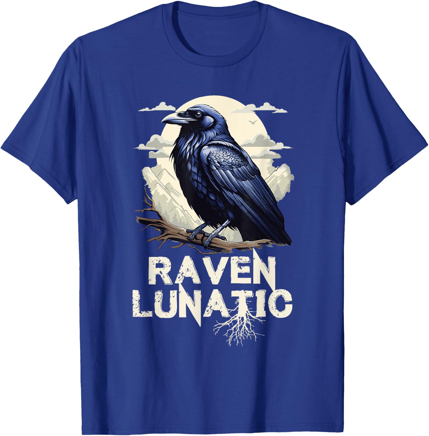 Moon Raven Lunatic Mythical Black Raven Costume Bird lover T-Shirt - T-Shirt | Royal