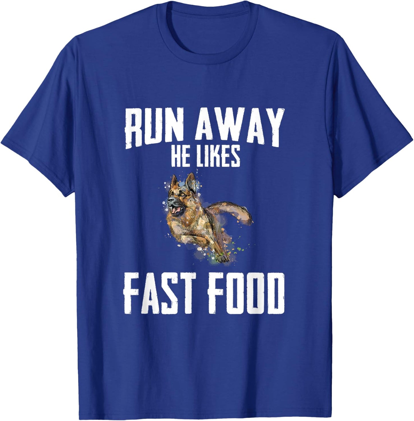K9 Unit Thin Blue Line - German Shepherd Police Dog T-Shirt - T-Shirt | Royal