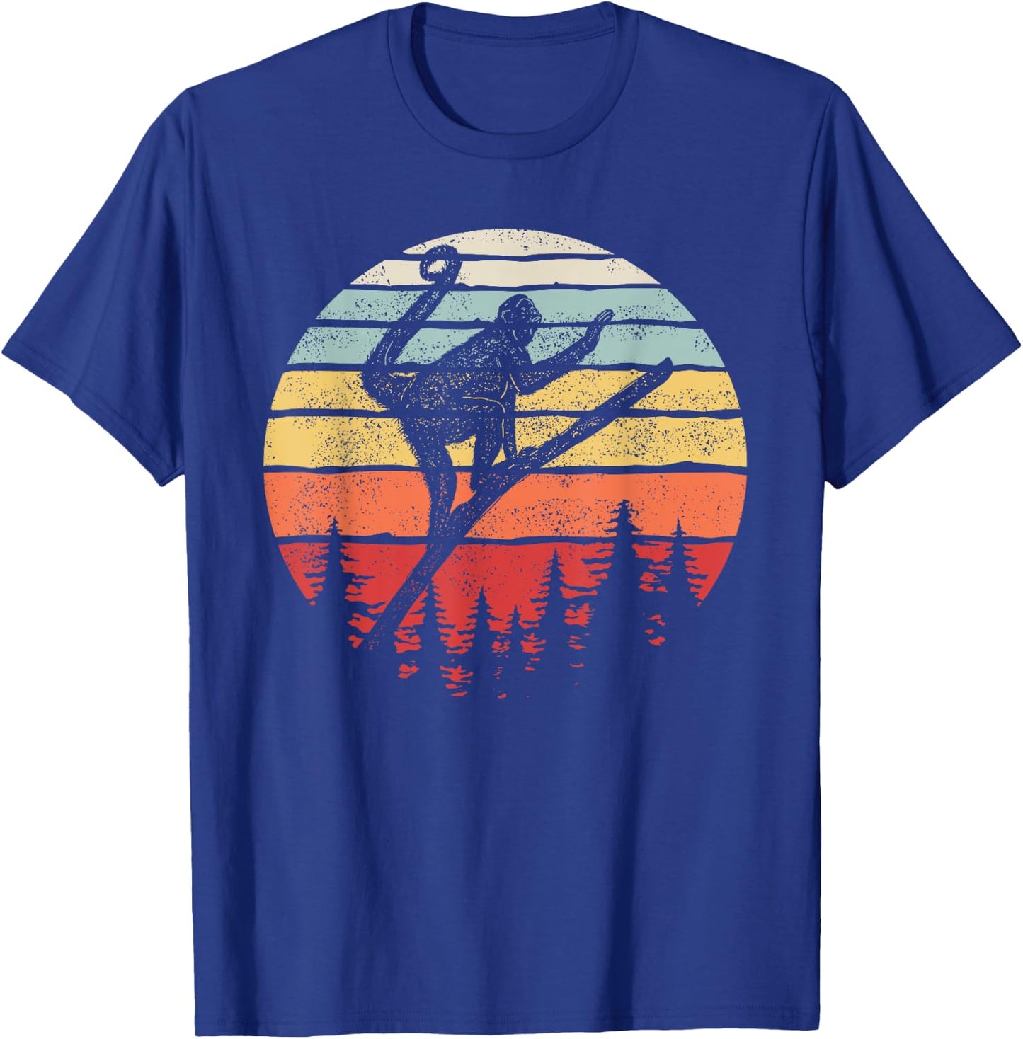 Vintage Retro Spider Monkey T-Shirt - T-Shirt | Royal