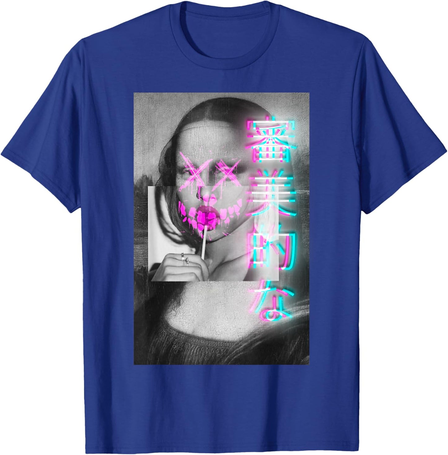 Aesthetic Vaporwave Japanese Futurism Anime Retro Hentai T-Shirt - T-Shirt | Royal