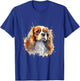 Cavalier King Charles Spaniel Watercolor Dog T-Shirt - T-Shirt | Royal