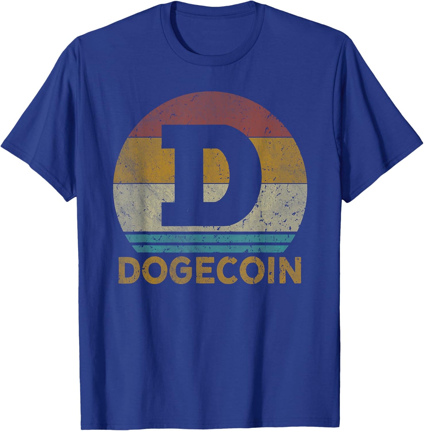 Vintage Dogecoin Miner DogeCoin T-Shirt - T-Shirt | Royal