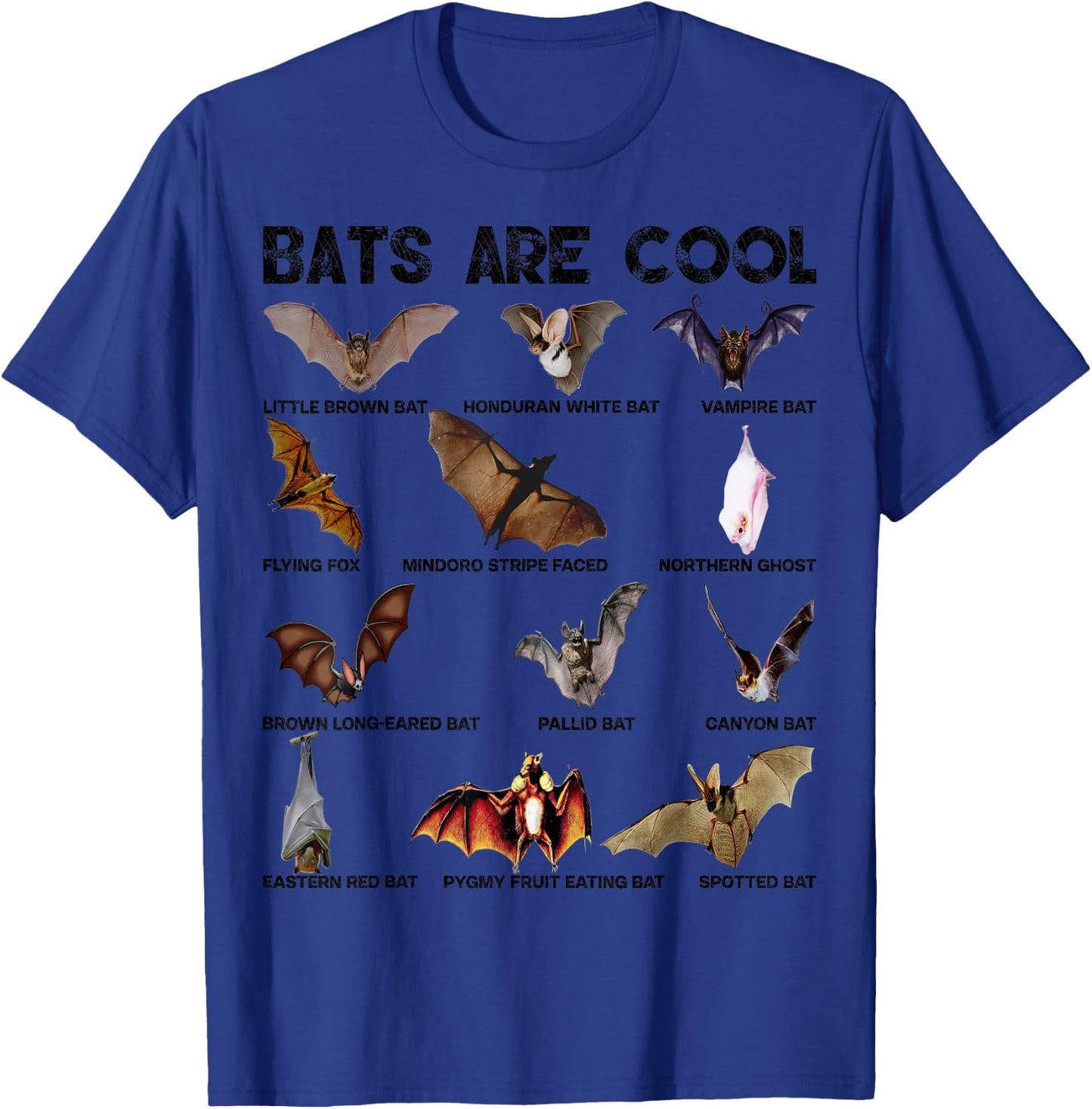 Bats are cool Great Lovely Bat kinds shirts women T-Shirt - T-Shirt | Royal