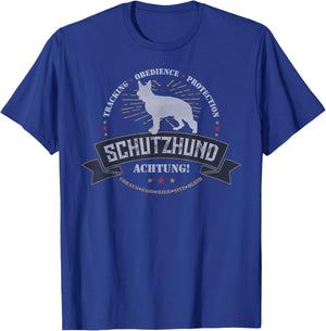Schutzhund German Shepherd Hundesport Dog Training Handlers T-Shirt - T-Shirt | Royal