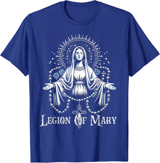 Legion Of Mary Our Lady Catholic T-Shirt - T-Shirt | Royal