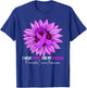 I Wear Purple For My Husband Pancreatic Cancer Awareness T-Shirt - T-Shirt | Royal
