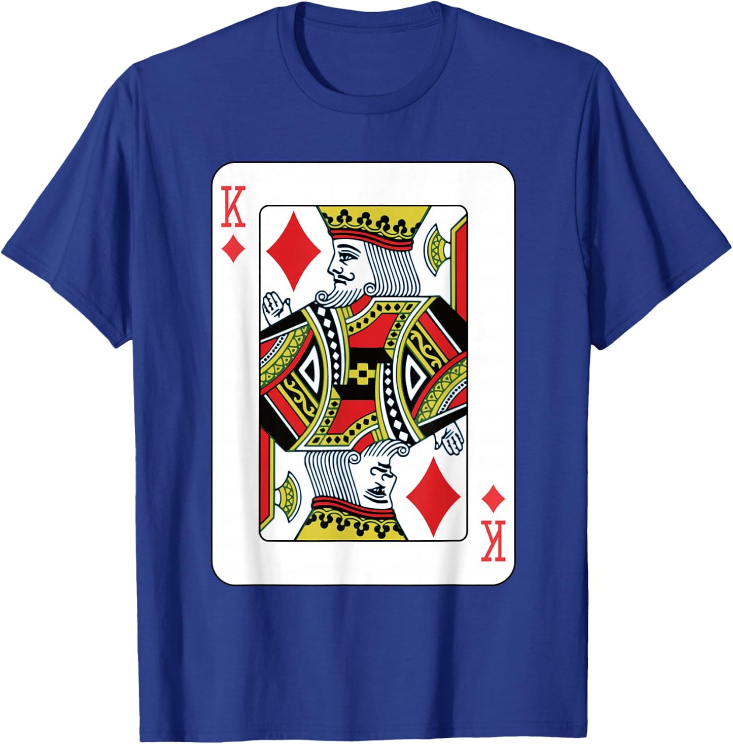 King of Diamonds Playing Card Poker T-Shirt - T-Shirt | Royal