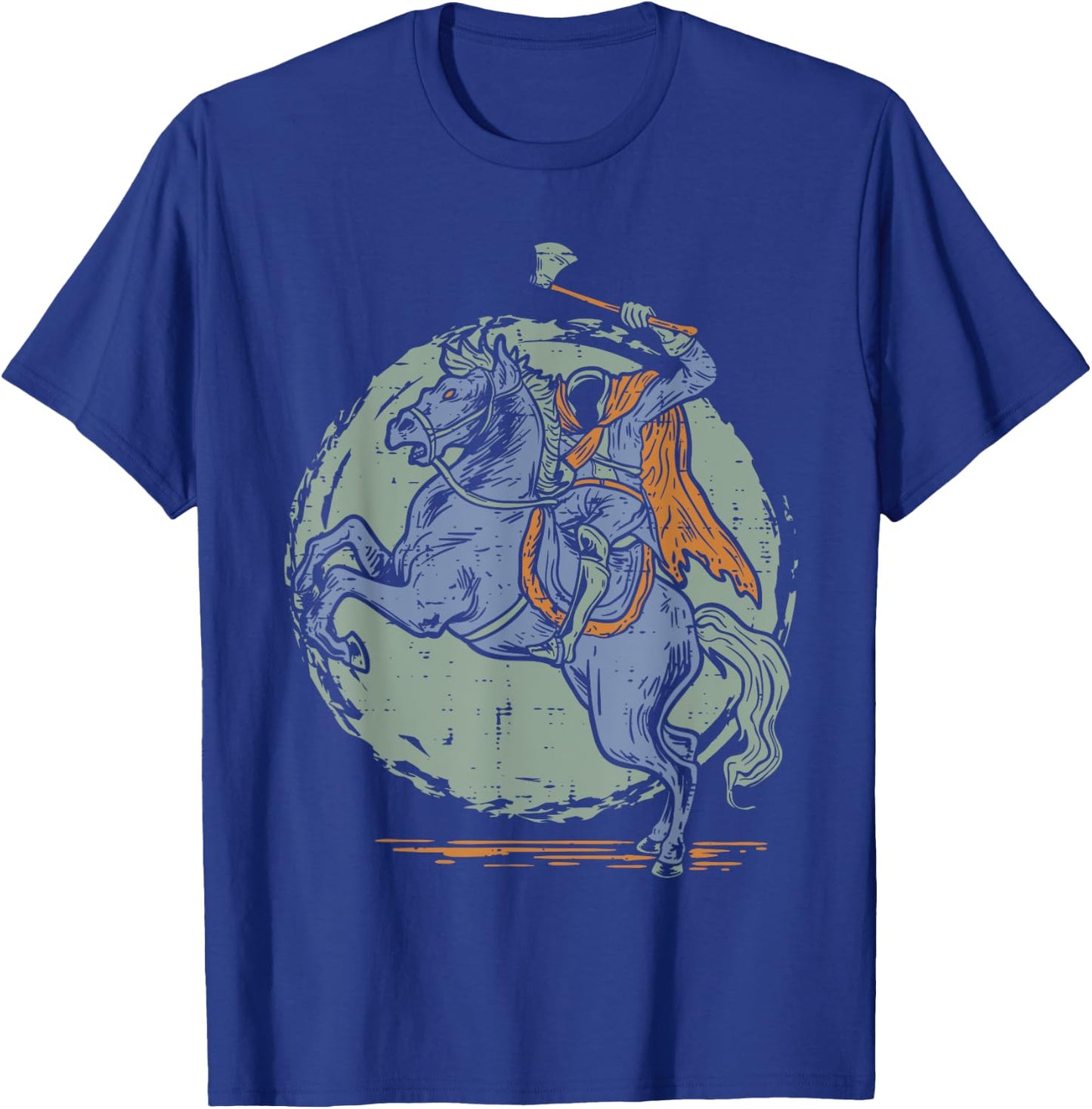 Halloween Headless Horseman T-Shirt - T-Shirt | Royal