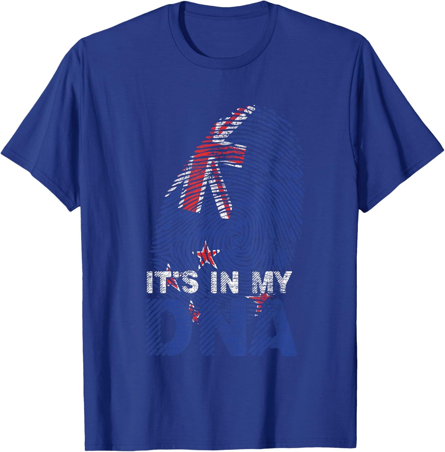 New Zealand Flag Gift Kiwi New Zealand T-Shirt - T-Shirt | Royal
