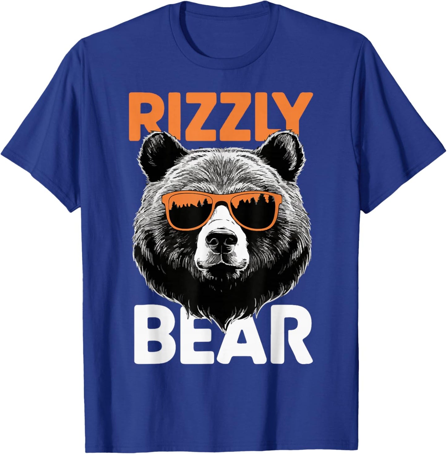 Rizzly Bear Grizzly Bear Grizzler T-Shirt - T-Shirt | Royal