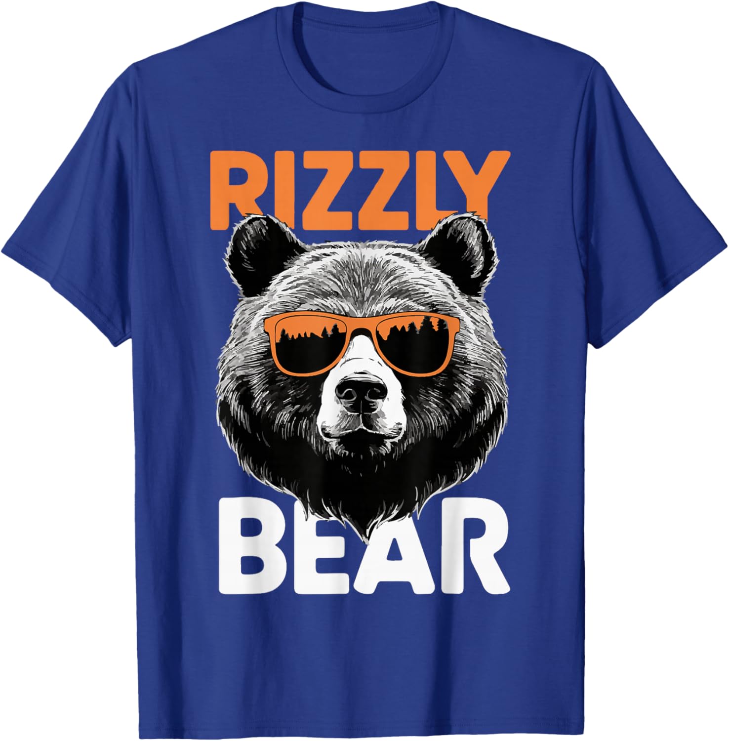 Rizzly Bear Grizzly Bear Grizzler T-Shirt - T-Shirt | Royal