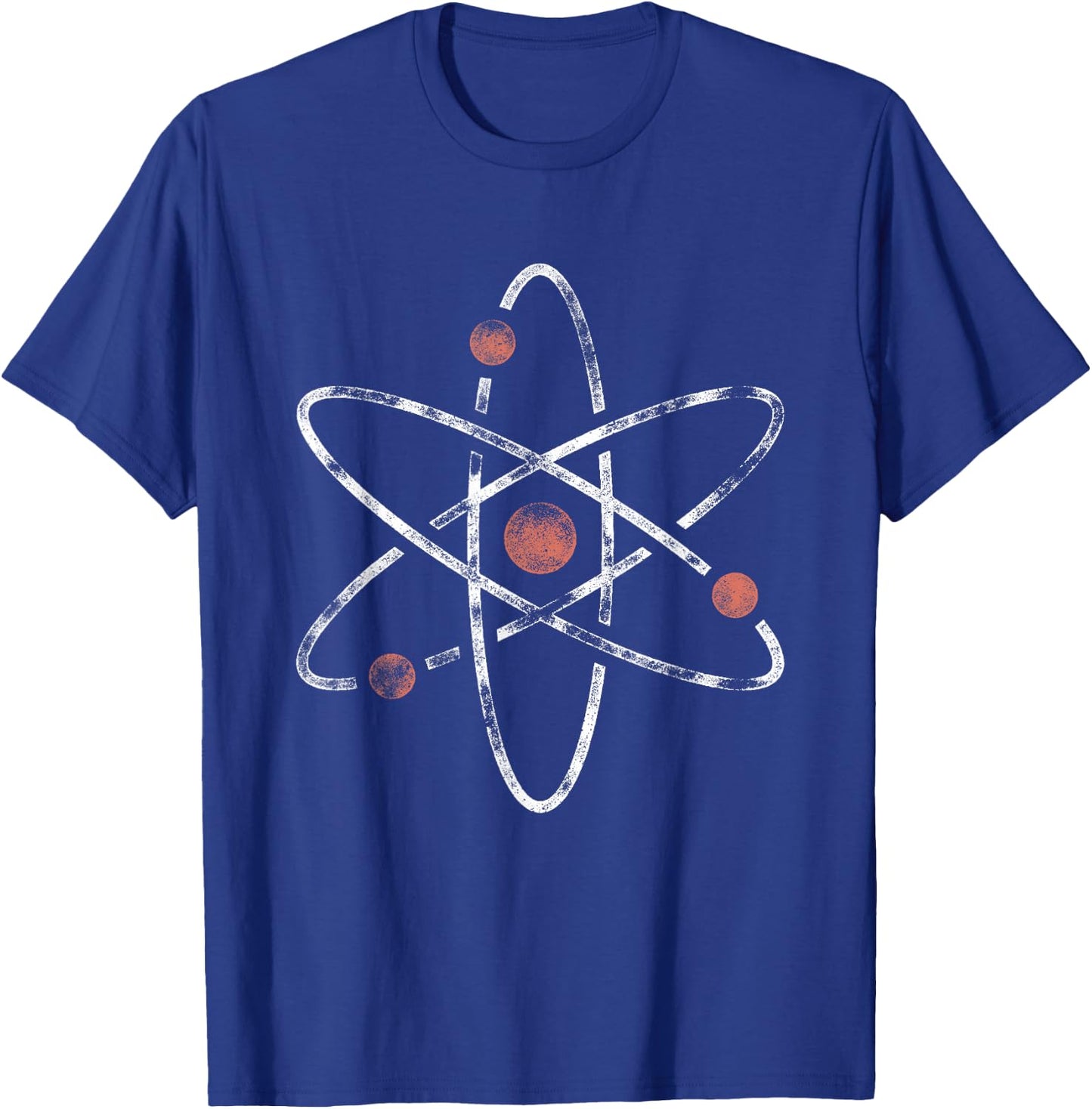 Atom Physicist Nerd Gift Physics T-Shirt - T-Shirt | Royal