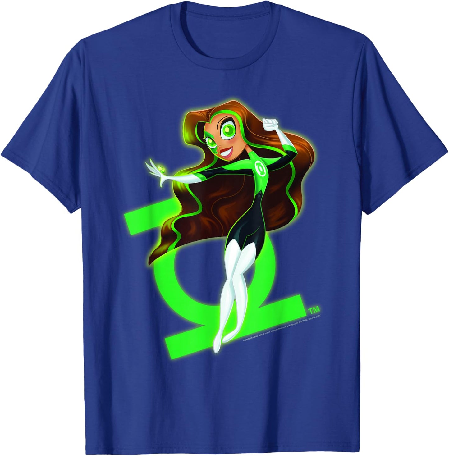 DC Comics Super Hero Girls Green Lantern T-Shirt - T-Shirt | Royal