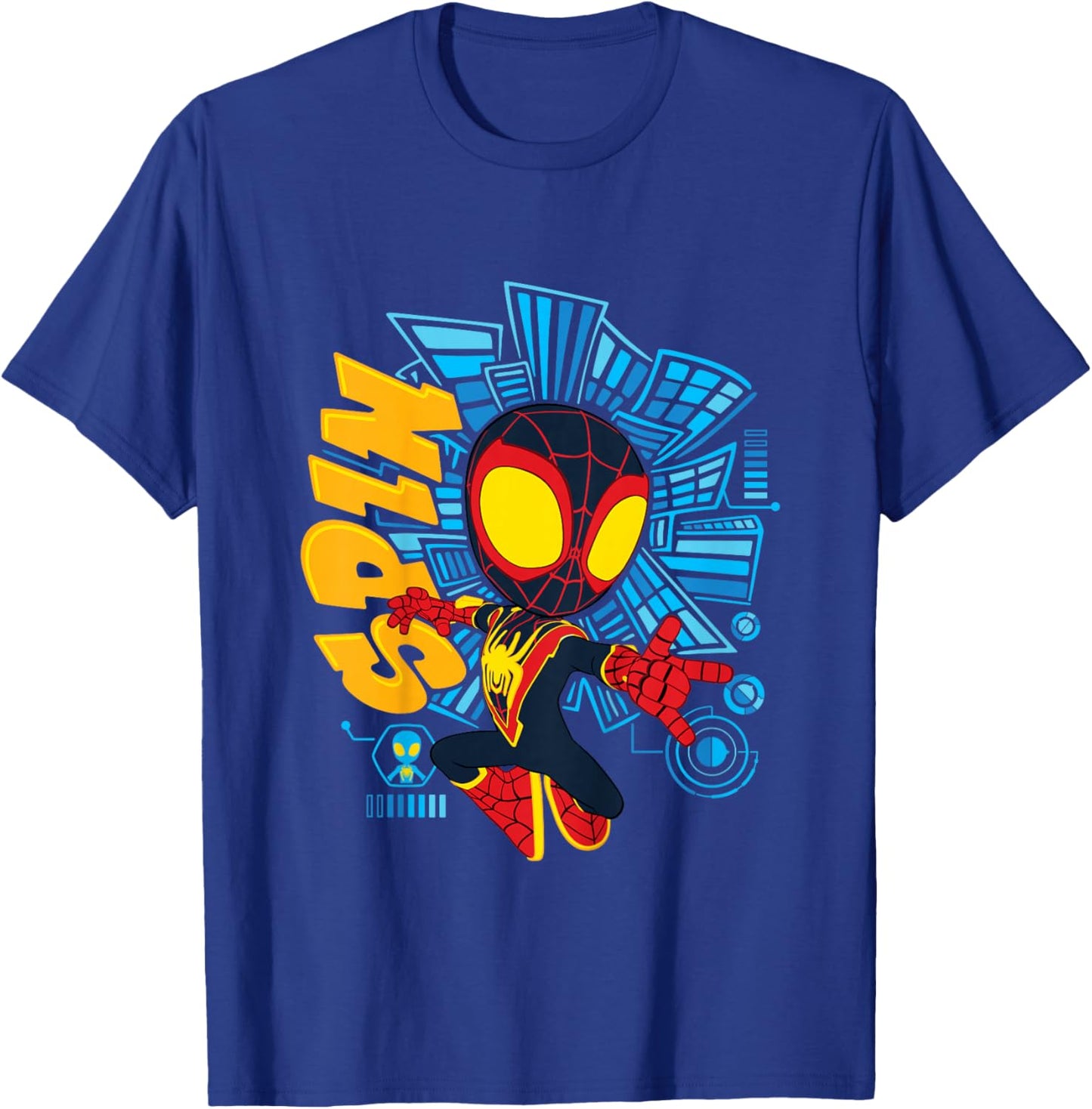Marvel Spidey and His Amazing Friends Web-Spinners Spin T-Shirt - T-Shirt | Royal