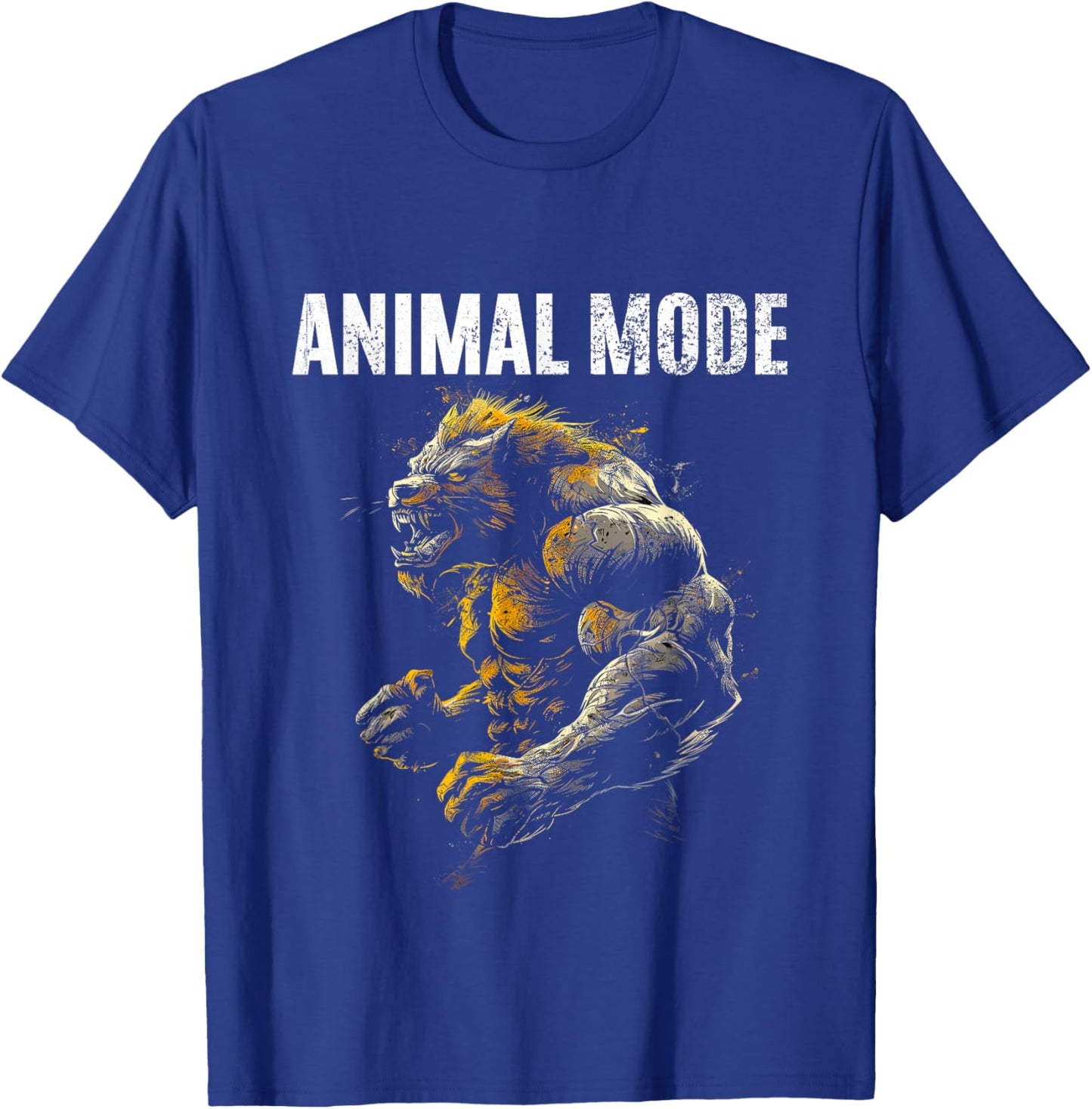 Gym Workout Bodybuilding Monster T-Shirt - T-Shirt | Royal