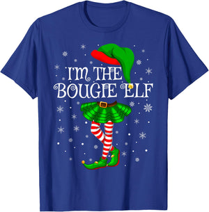 Bougie Elf Christmas Matching Family Women Girls Elf T-Shirt - T-Shirt | Royal