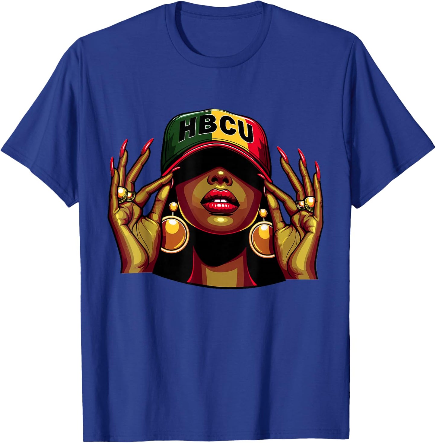 Beautiful Black HBCU T-Shirt - T-Shirt | Royal