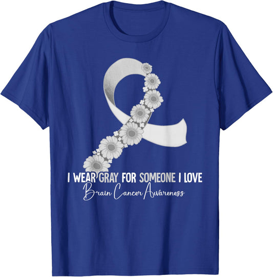 Brain Cancer Awareness T-Shirt - T-Shirt | Royal