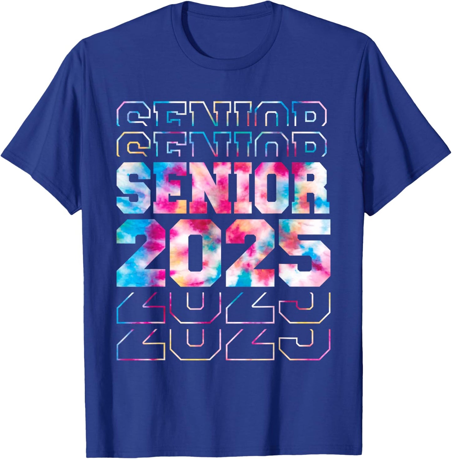 Funny Senior Graduation Gifts Class of 2025 Senior Men Women T-Shirt - T-Shirt | Royal